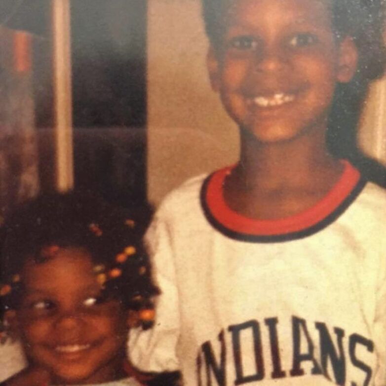 Habeebah and her brother, Hashim.