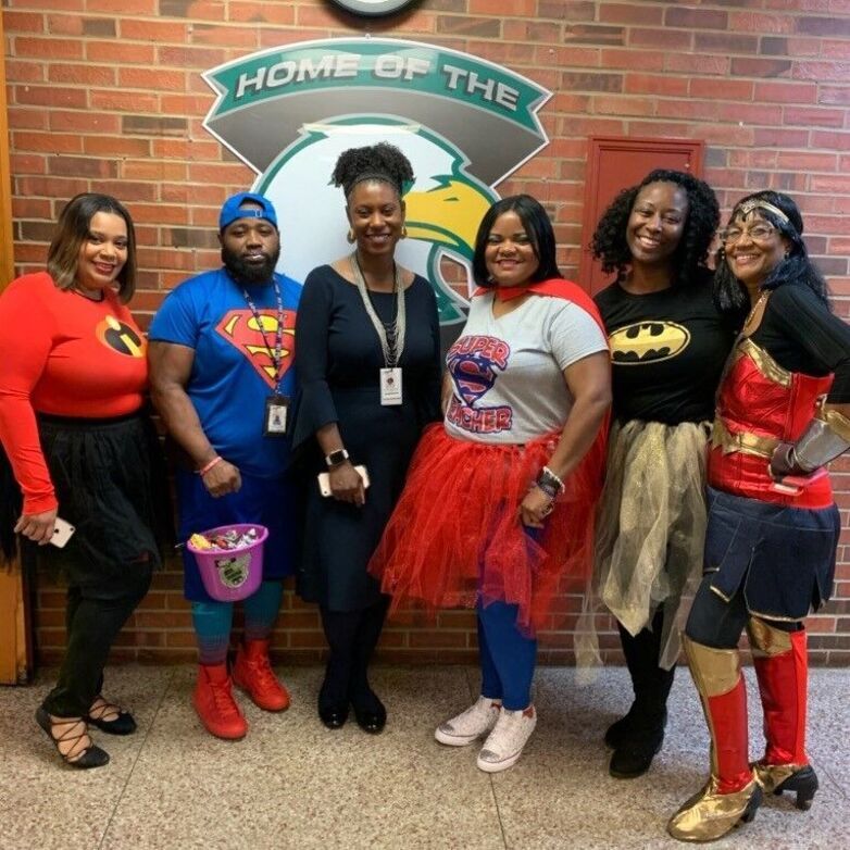 Superhero staff square